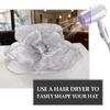 DRESHOW Damen Organza Hut Kirchenkappe Hüte Ausverkauf Kentucky Derby Cocktail Teeparty Hochzeit Blumenhut mit breiter Krempe