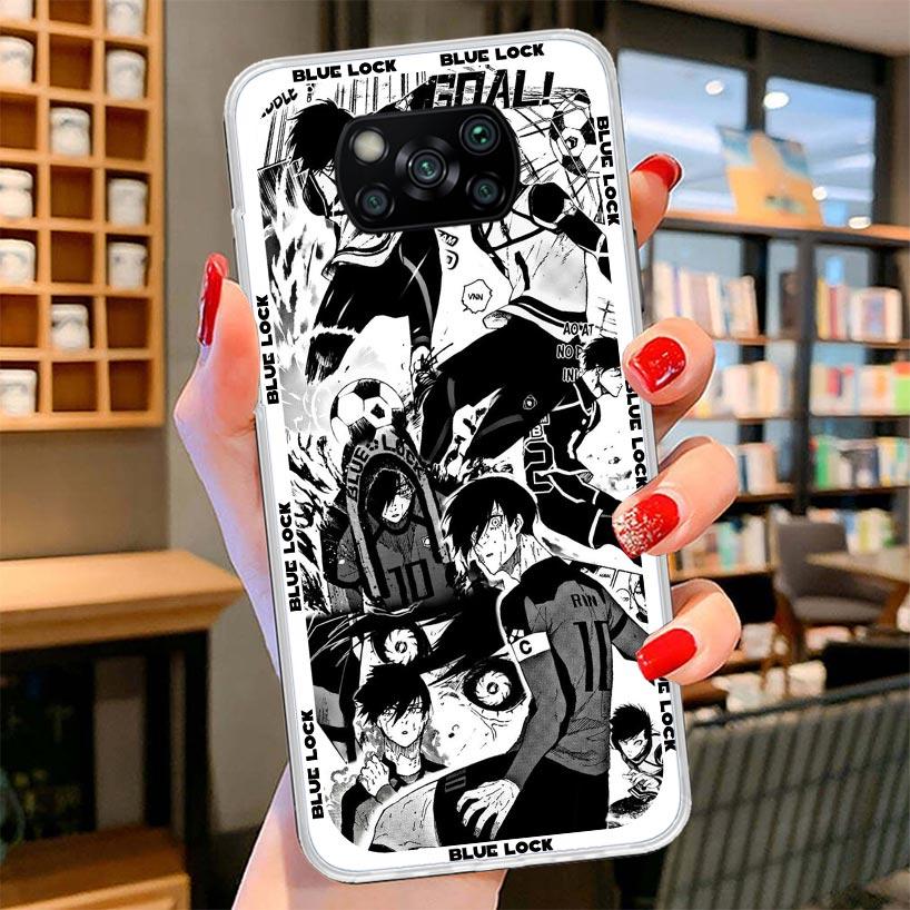 Custodia per Telefono Anime Blue Lock Per Xiaomi Poco F7 Ultra X7 X6 X5 Pro M7 Redmi 15C 15 13C 13 12C 12 10C 10 9A 9C 9T 9 Guscio Poc