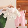 Kids Casual Long-Sleeve Set, Comfortable Daily Wear Outfits