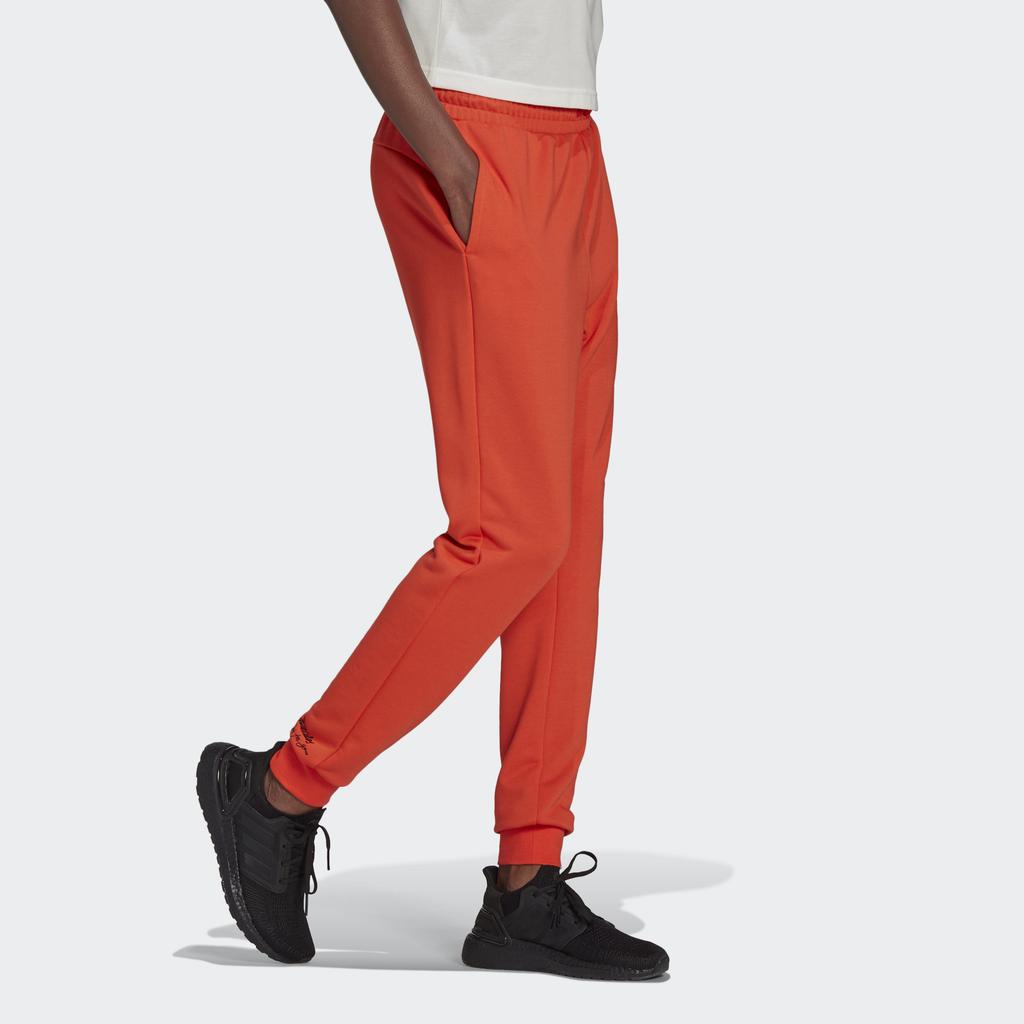 Adidas Solid Color Sports Pants Women Bottoms Orange H67194