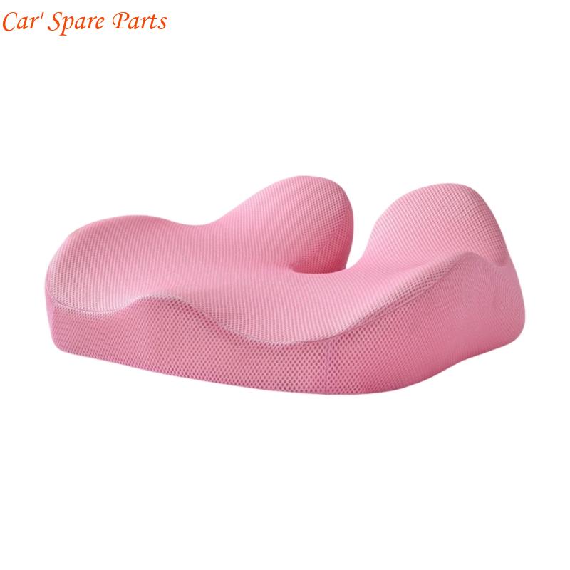Y4UA Cushion Memory Foam Chair Pad For Prolonged Sitting In Office Or Vehicle розовый
