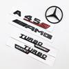 ABS A45S Logo Turbo 4MATIC Badge Car Rear Star Sticker Trunk AMG Emblem For Mercedes Benz A 45S AMG W177