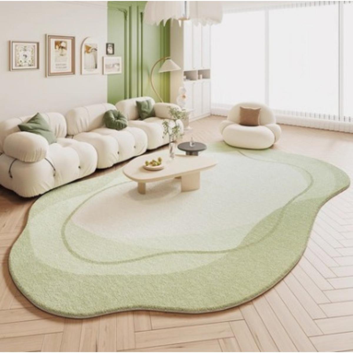 

Очень большой мягкий плюшевый коврик для пола - Нескользящая основа, машинная стирка, роскошный ковер для гостиной и спальни, элегантный коврик, удобный ковер 40*60cm