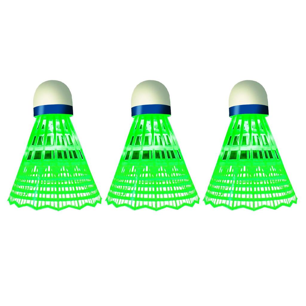 3/6Pcs Luminous Badminton Balls Set, Nylon Sport Badminton, Colorful Light-up Shuttlecocks for Indoor/Outdoor Sports