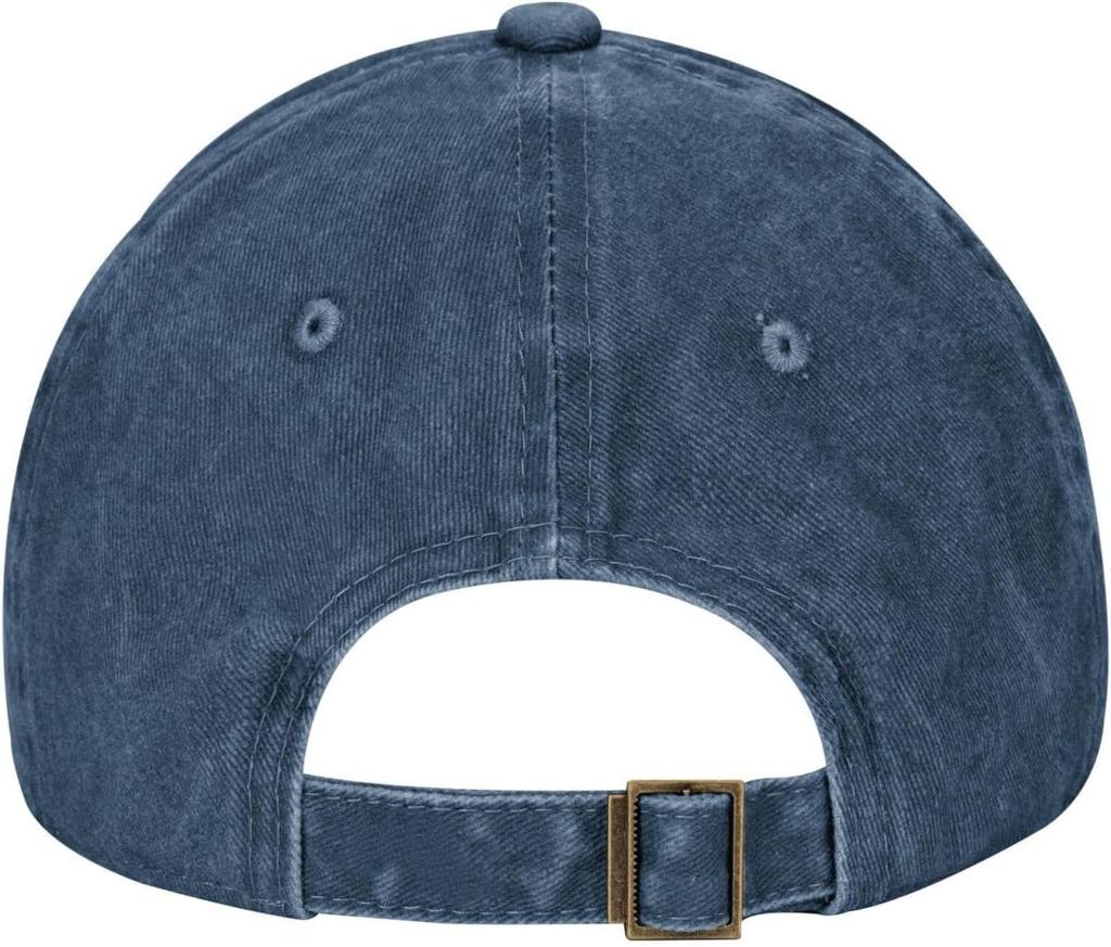 Air Force Civil Engineer Badge Distressed Baseball Cap Vintage Washed Denim Style Dad Hat