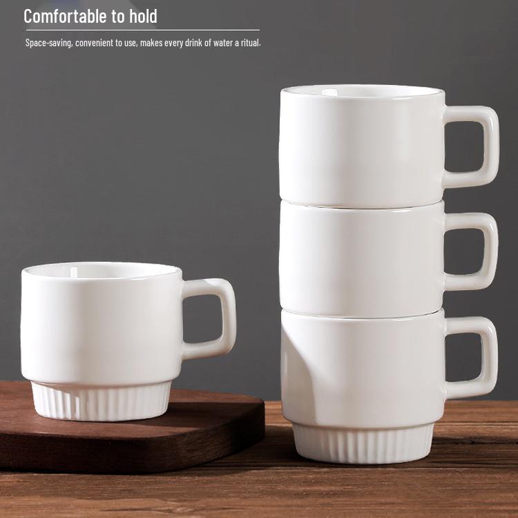 Wind Ceramic Mug Set: Matching Couple Coffee & Tea Cups (2-Piece)