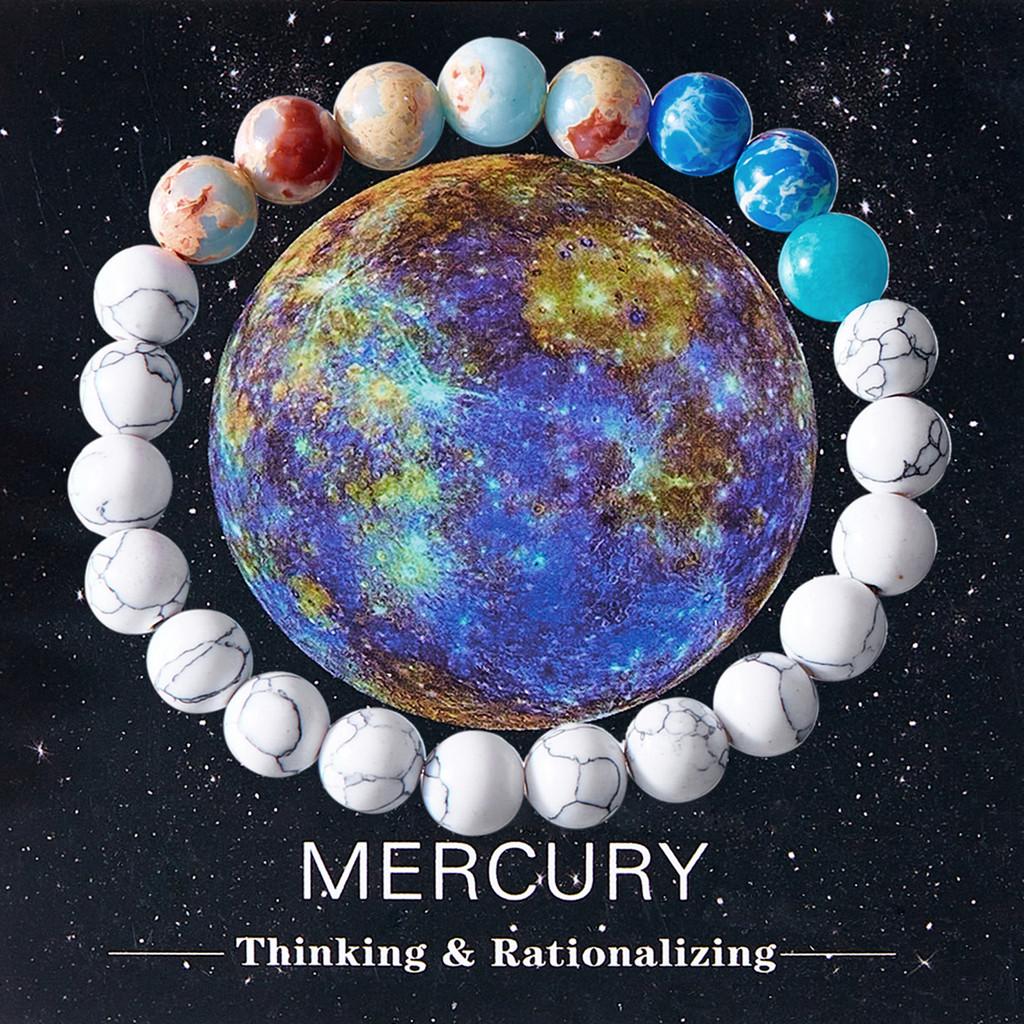 Stone Planet Bracelet Handcrafted Natural Stone Jewelry With Starshaped Design For Travel And Gift