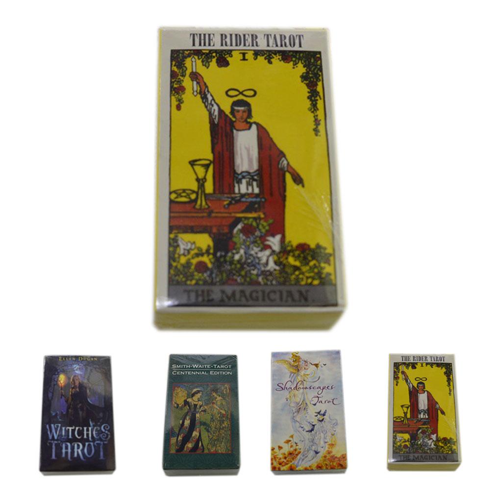 78Pcs Rider Waite Tarot Deck Cards English Full Version Commemorative Edition