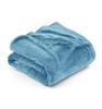 Super-Soft Mid Winter Fleece Double Blanket Cozy Heaven Deluxe Fleece Blanket Ultra-Soft Fluffy & Warm, 228.6 X228.6 CM (Aqua)