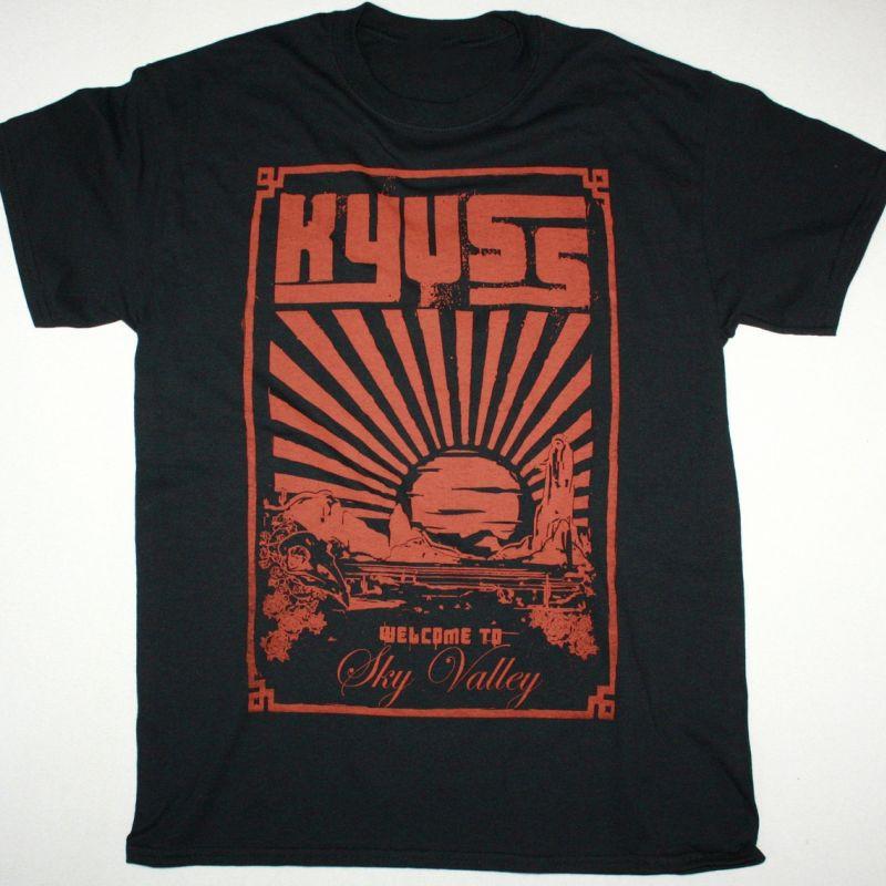 

KYUSS WELCOME TO SKY VALLEY Short Sleeve Black All Size Shirt AL09 Unisex T-Shirt M