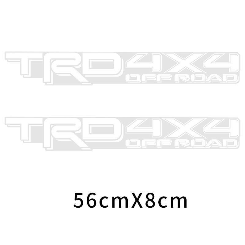 Pickup Truck Sticker TRD4x4 Off-Road Sticker for Toyota Tacoma Tantu Body Modification Sticker 2-piece Set
