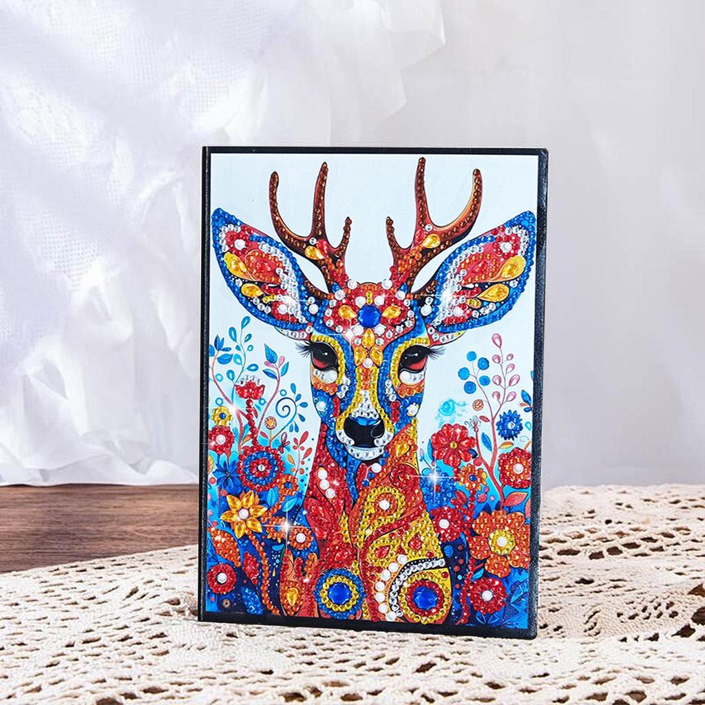 Handmade DIY Xian Porcelain Diamond Painting Notebook: Creative Educational Toy & Gift for Elementary Students, Teachers, and Kids with Stickers