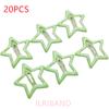 20pcs/lot 3CM Mini Star Hair Clip Kids Glitter Metal Hair Clips Barrettes Hairpins Girls Hair Accessories Headwear Styling Tools