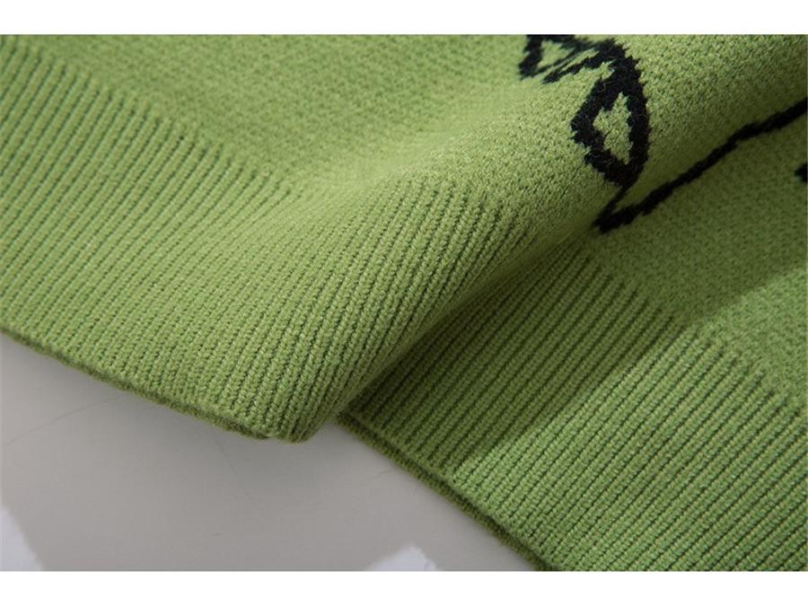Unisex Dinosaur Knitted Wool Sweater