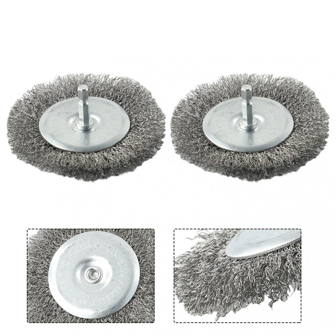 

2*Electric Joint Brushs Replace Weeding Brush Wire Brush Set For EFB 400 Blister