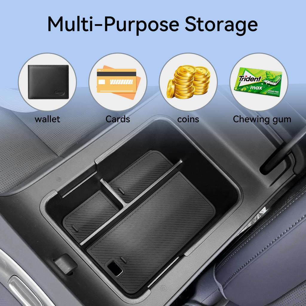 For Leapmotor B10/B01 2025-2026 Car Storage Box Interior Accessories Center Console Armrest Storage Organizer Tidying Tray