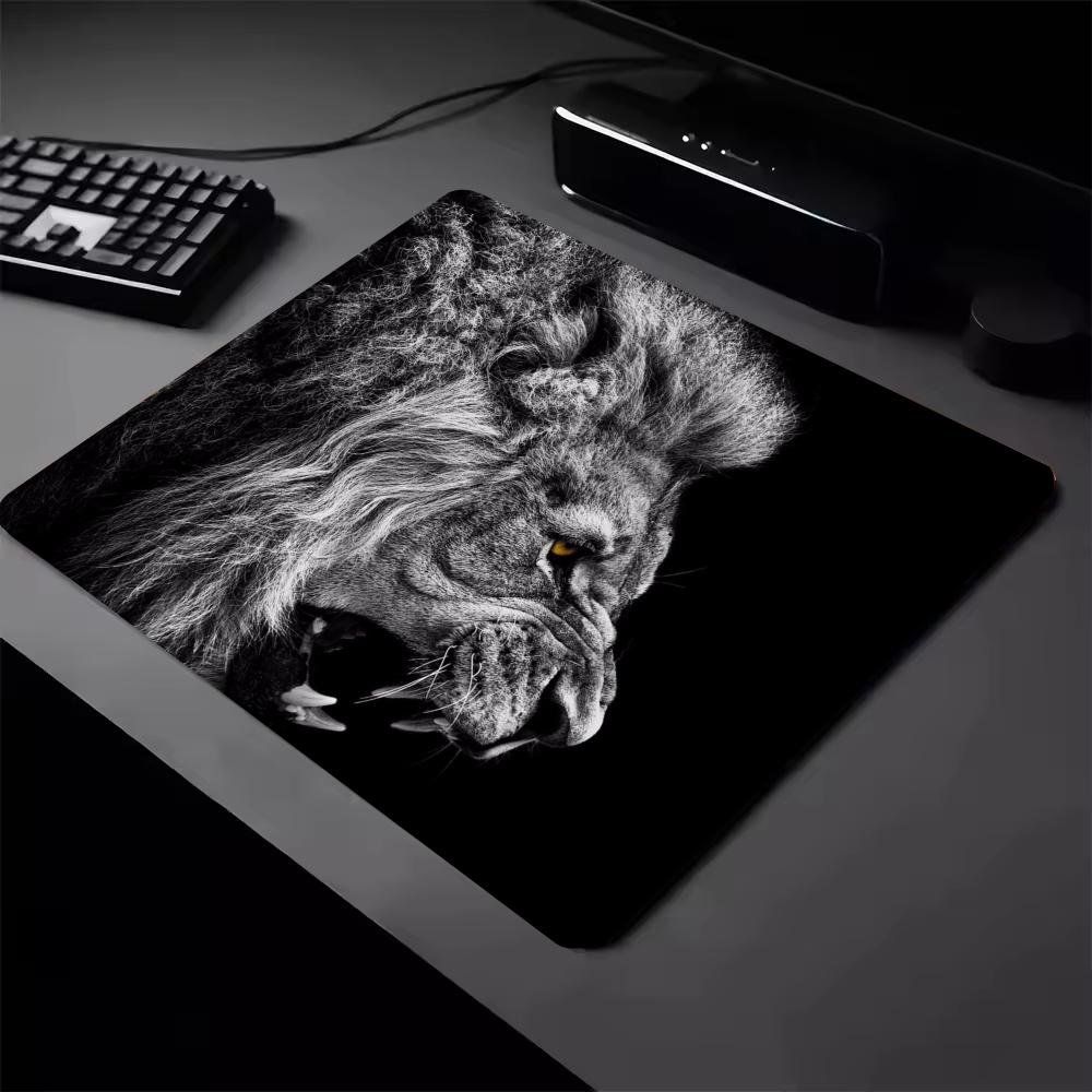 Mouse Pad New Computer Small size Mousepads Cartoon Natural Rubber Non-Slip Gamer Desk Mats 18*22 Lion Home Carpet Mouse Mat