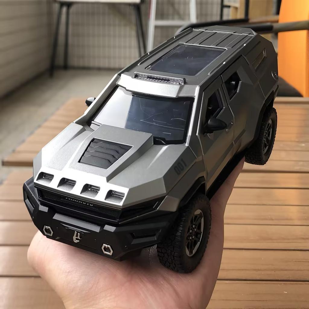 1:24 Rezvani Vengeance Armored Vehicle Alloy Metal Diecast Model Car Desktop Display Decorations Birthday Home Trendy Ornaments