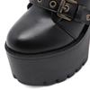 Sexy Rivet Black Ankle Boots Women Platform Soft Leather Autumn Winter Ladies Boots With Zipper Ultra High Heels Shoes