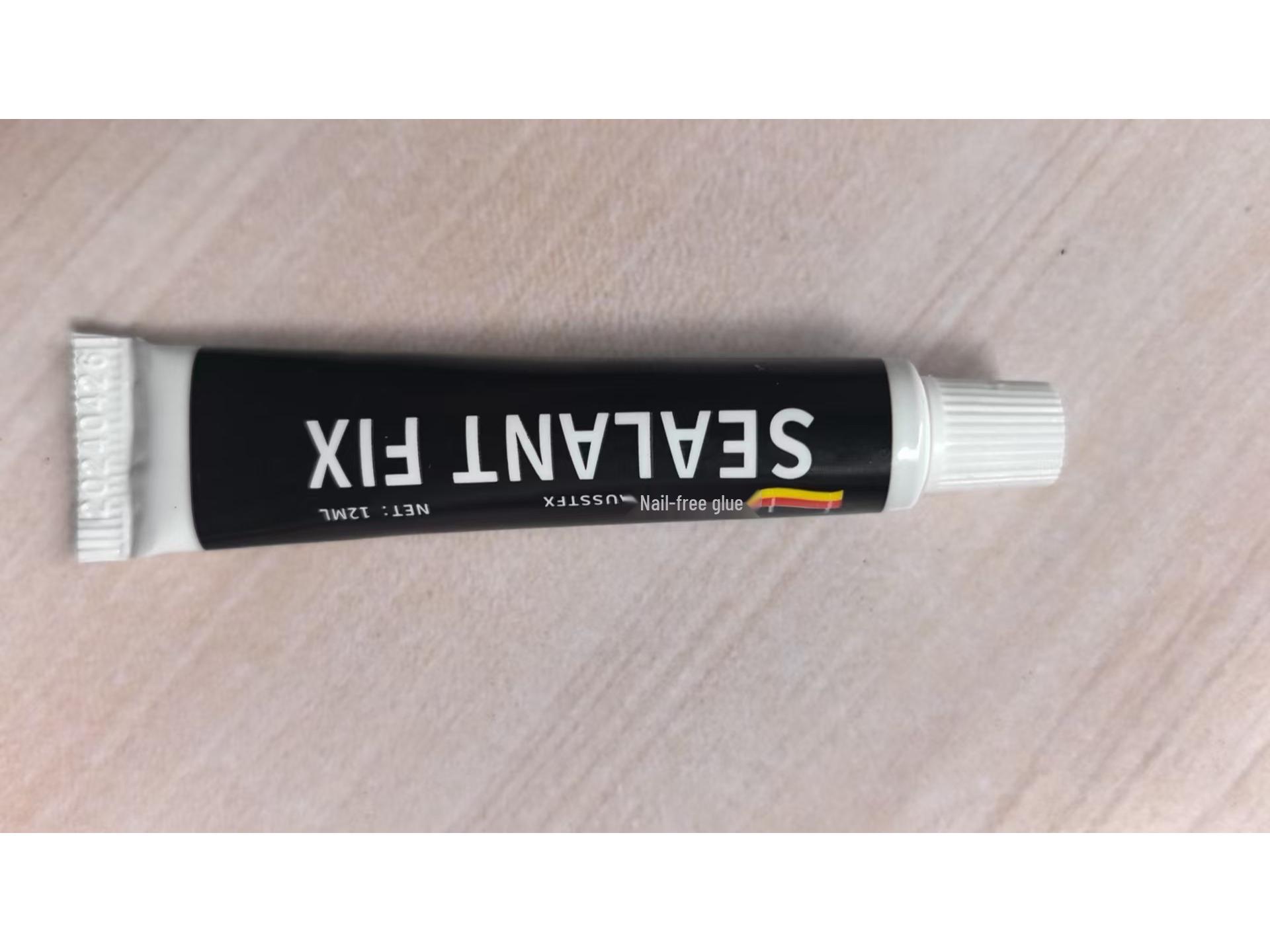 

Quick-Dry Nail-Free Adhesive for Mirrors and Tiles – Strong, No-Drill Solution for Bathroom Shelves