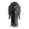 3D Printed Dark Crow Figurine, Spooky Raven Statue Sculpture, Realistic Miniature Bird Ornament for Halloween Home Office Decoration