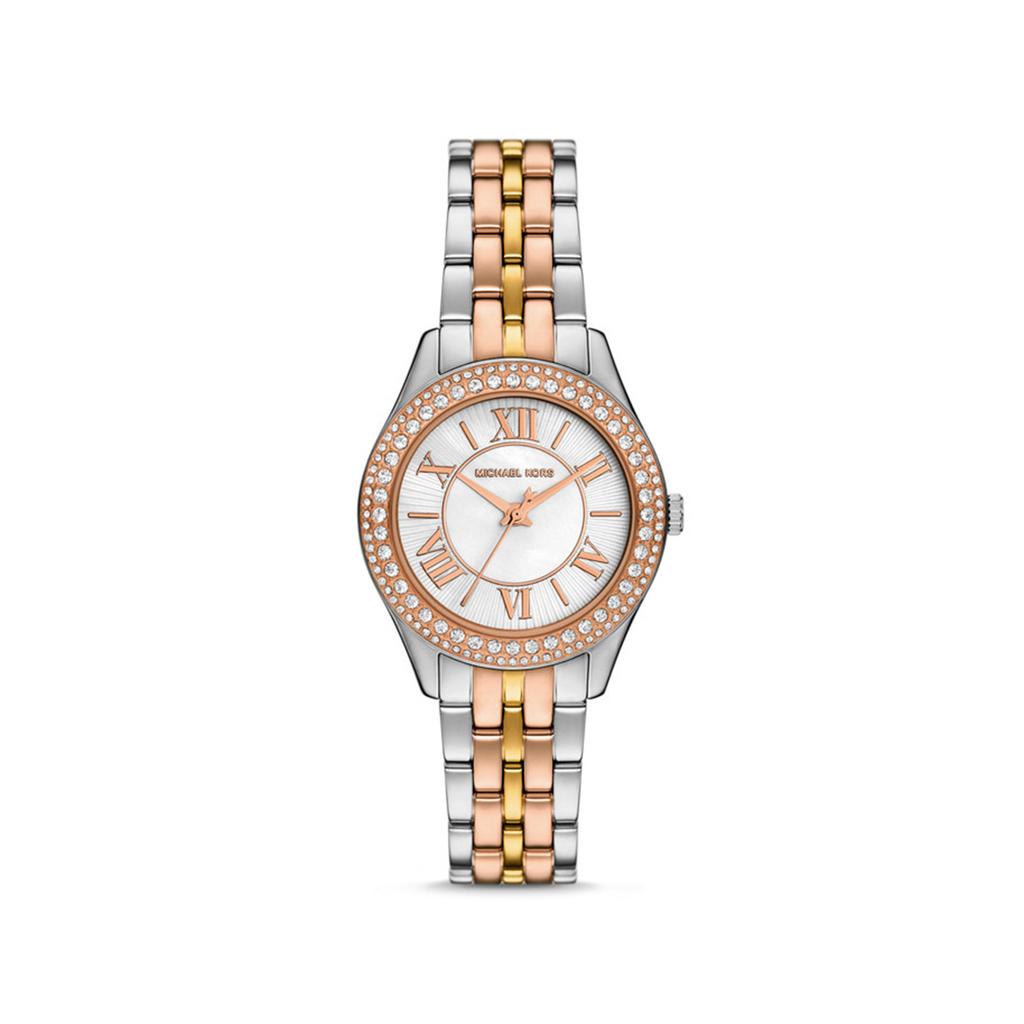 Michael Kors Quartz Movement 33Mm White Dial Classic Color Block Watch Women watches MK4846