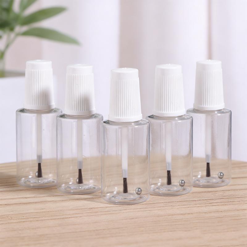 

30Ml Plastic Paint Mixing Bottle Touch-Up Bottle Paint Storage Bottle Pigment Bottle Nail Polish Bottles Diy Crafts Containers 5pcs