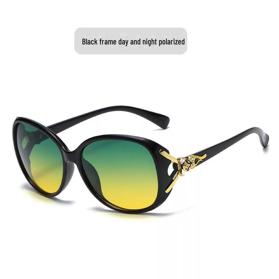 Polarized Women's HD Day & Night Driving Sunglasses – Anti-Glare & Night Vision Enhanced.