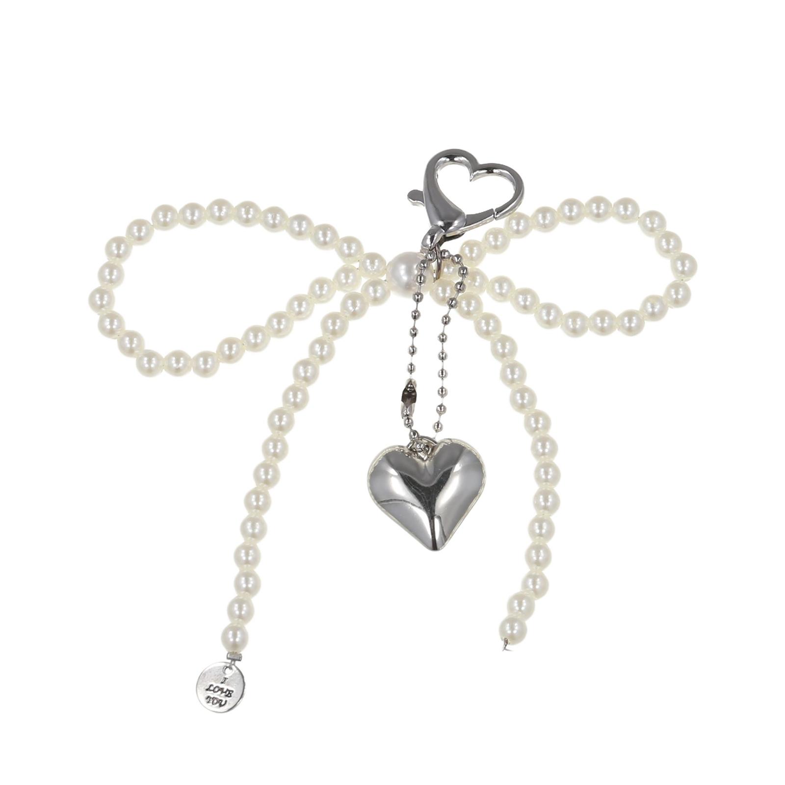 

Милые Жемчужины Бантик Тепловой Брелок Подвеска Прекрасные Подвесные Украшения Брелок Шарм для Сумки Рюкзака Сумочки