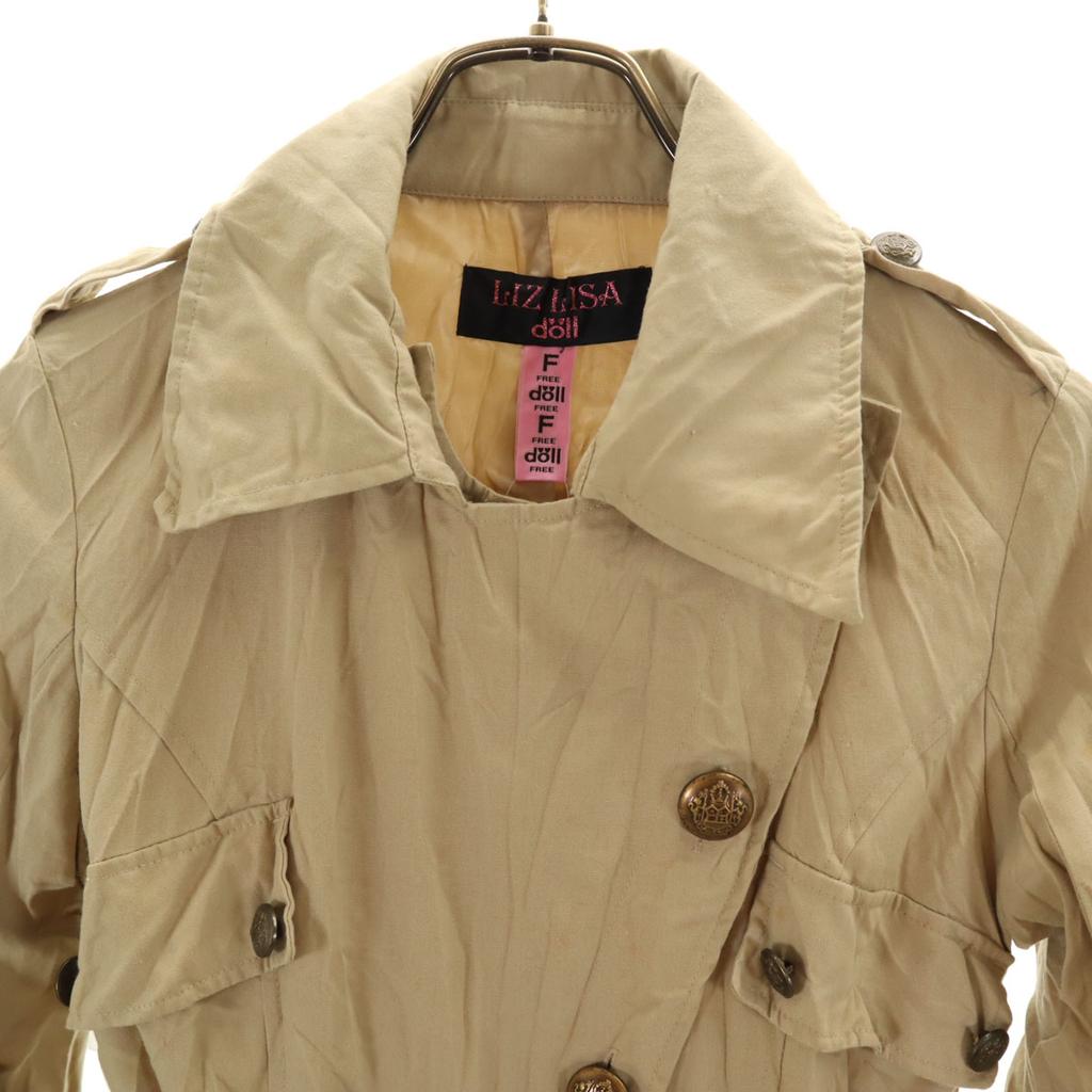 LIZ LISA doll trench coat F beige Women Used