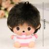 Cute Monchhichi Keychain Cartoon Monkiki Keyring Anime Figure Keychains Bag Pendant Kawaii Monchichi Toy Gifts for Carry Mini Lightweight Portable