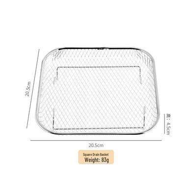 304 Stainless Steel Grill Rack with Legs for Air Fryer, BBQ, Skewers, and Tea Brewing