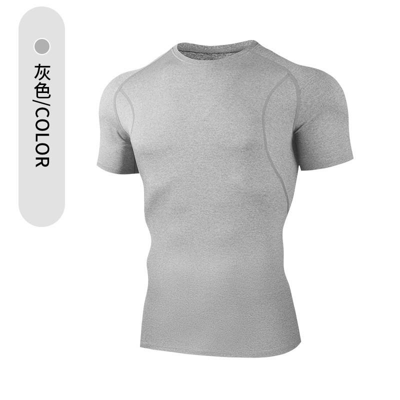 Mens Quick Dry Breathable Stretch Cycling Jersey Athletic Running Workout Gym T-shirt
