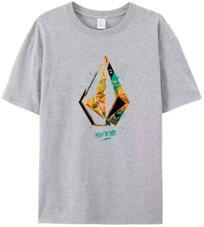 Summer New Cotton Tshirt Suitable For Both Unisex And Unisex Luxurious And Fashionable Top Casual Short Sleeved Shirt