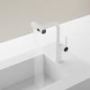 White/Black Brass Waterfall Pull Kitchen Faucet Rain Hot And Cold Mixed Water Sink Faucet Retractable Sprayer Sink Tap Crane