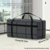 Black Moving Storage Bag - Features Reinforced Handles, a Thick And Durable Luggage Bag, Multifunctional for Organizing Clothes, Quilts, And Stockings