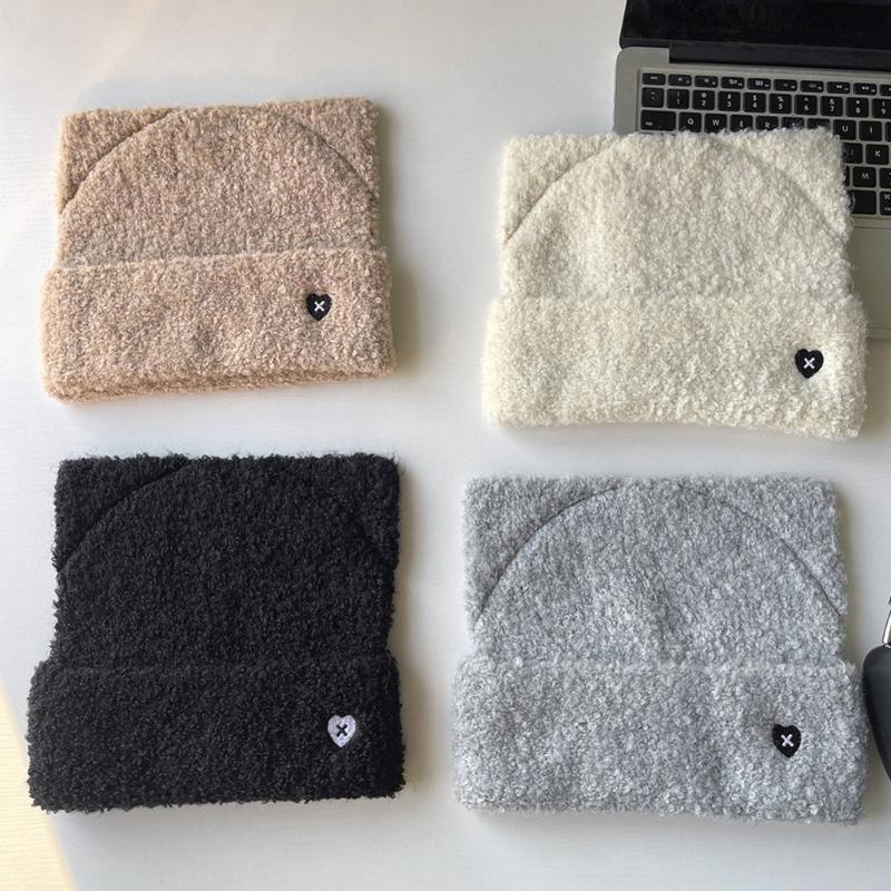 Winter Cute Cat Ear Plush Hat Warm Beanie Winter Pullover Caps for Womens Girls
