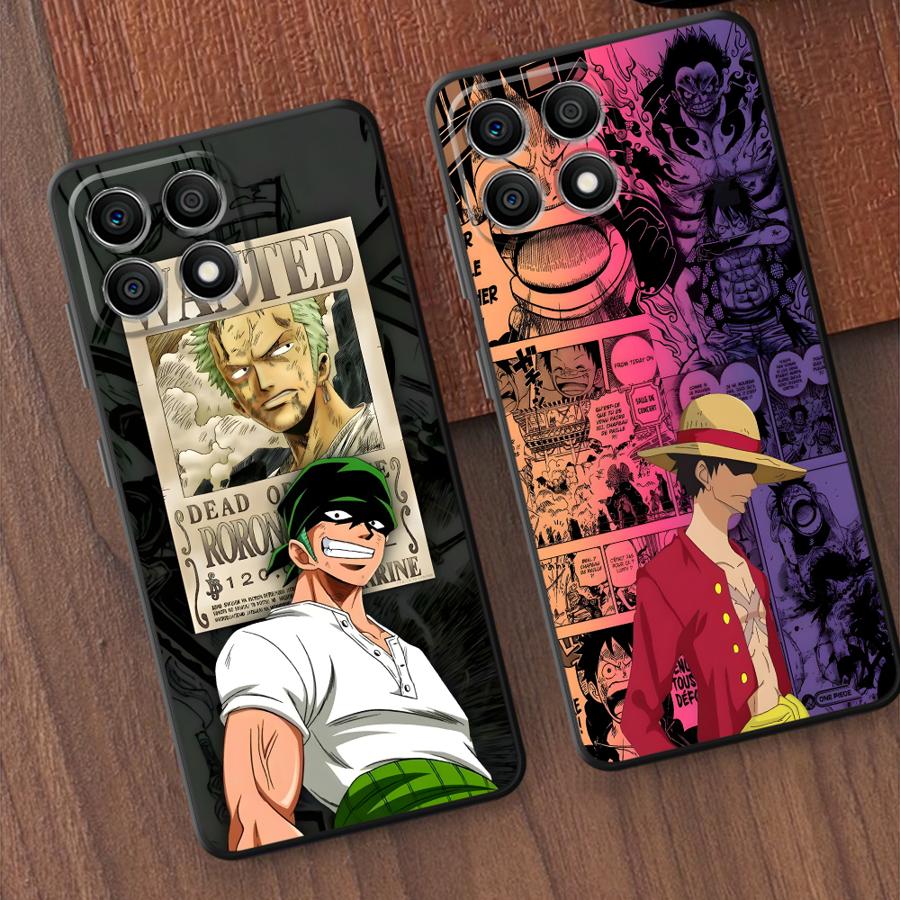 One Piece Cool ZORO Black Soft Phone Cover Case for Honor Magic5Lite X8 X7 X9a X6 200 400 Lite X5b 70 90 8X