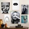 Kate Moss Print Poster Fashion Print Life Is Joke Print Fashion Decor Model Poster Cafe Aesthetic Poster Canvas Painting Decor