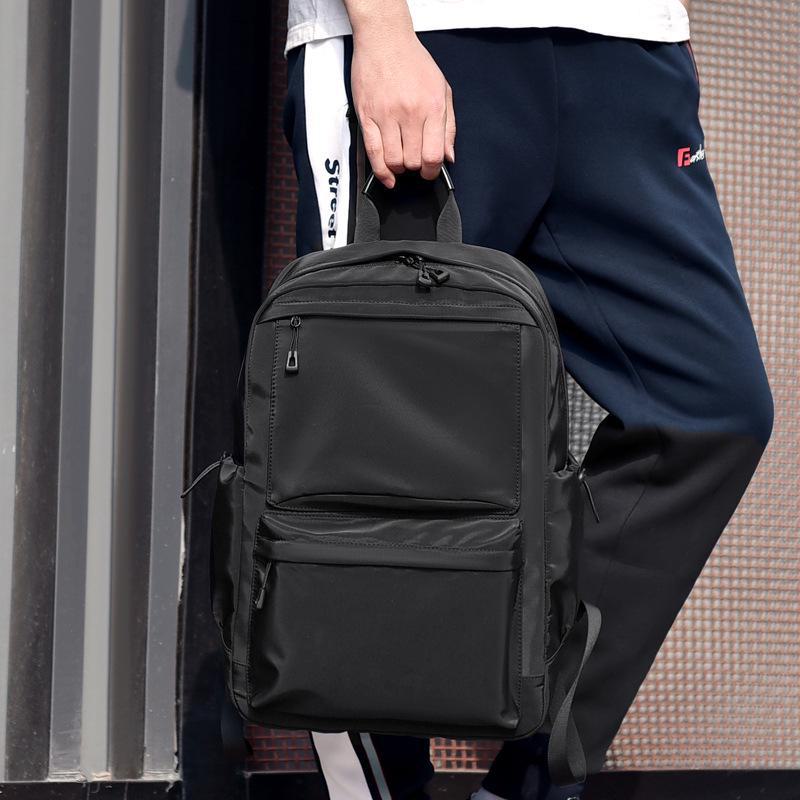 Men's Trendy Lightweight Backpack: Stylish Schoolbag & Travel Computer Bag