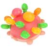 Montessori Educational Sensory Hedgehog Removable Spikes Sorter Blocks - Red