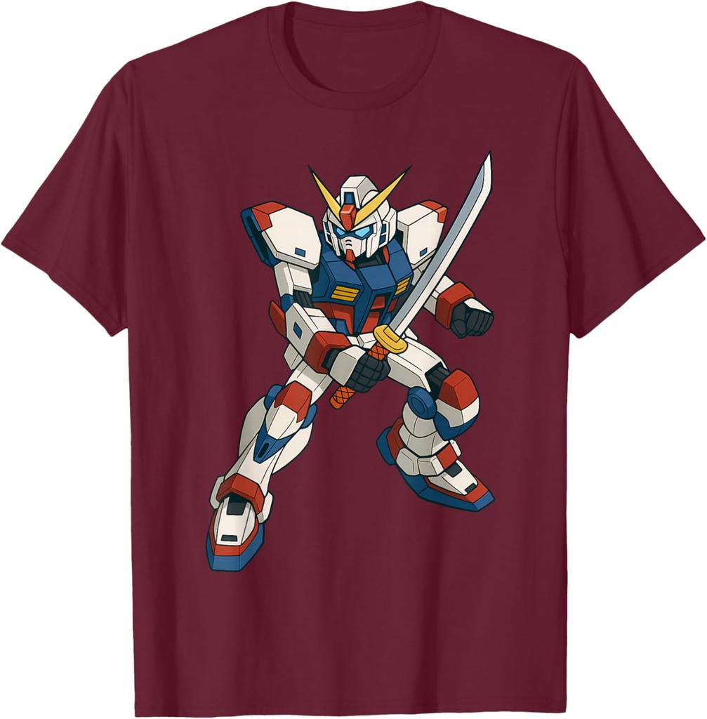 Japanese Mecha Robot Samurai Warrior Unisexga Art Anime Fashion Casual Funny Tshirt S6xl Summer
