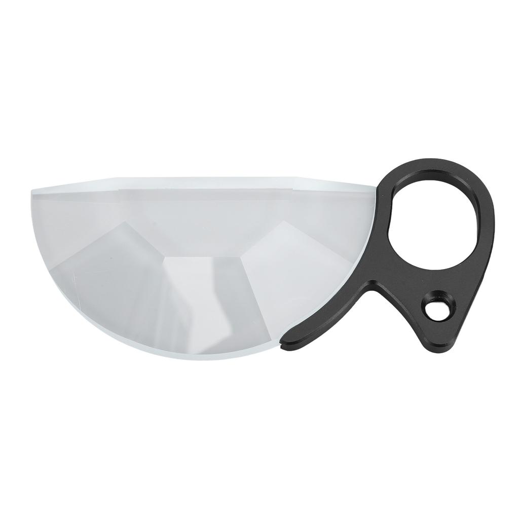 79mm Handheld Subtle Kaleidoscope Prism Semicircular Glass Filter Special Effects Filter Optical Glass Prism SLR Camera