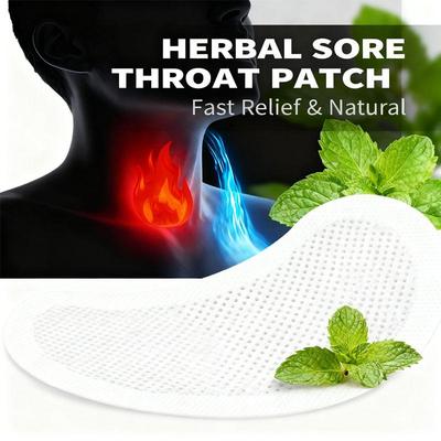 8 ks/škatuľa Liečivá náplasť na boľavé hrdlo Uvoľňuje suché, svrbiace hrdlo, chronickú faryngitídu, kašeľ, bylinná lekárska náplasť, starostlivosť o zdravie tela