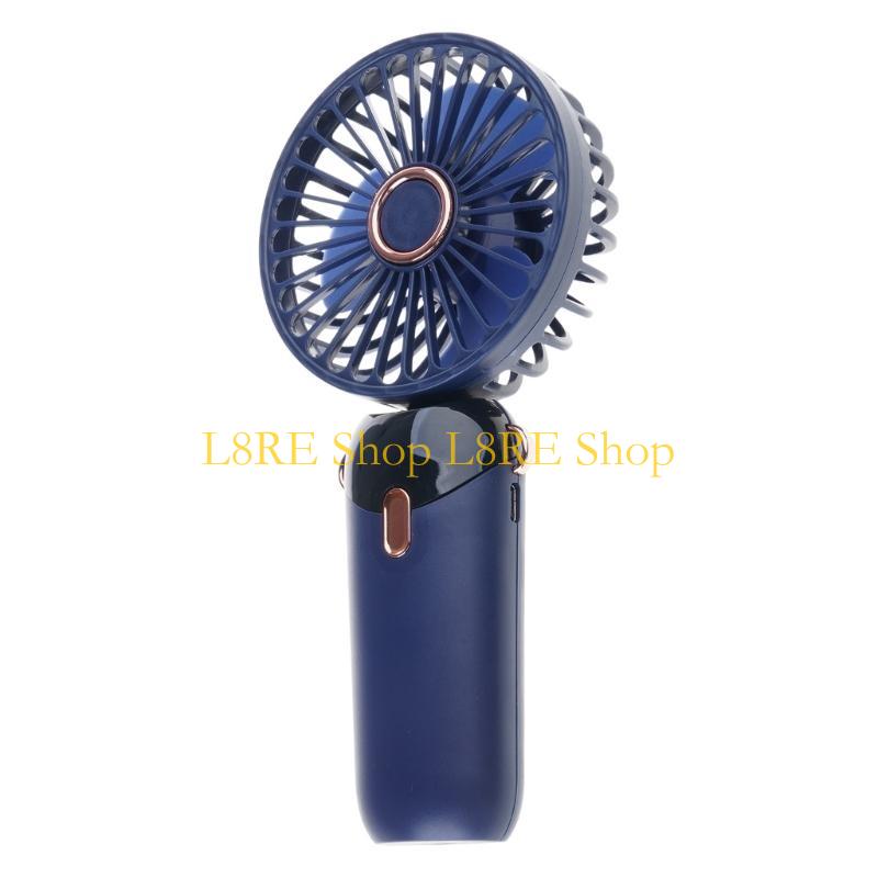 L8RE Portable Fan Powerful Handheld Fan 6 Speed Small Desk Fan Digital Display