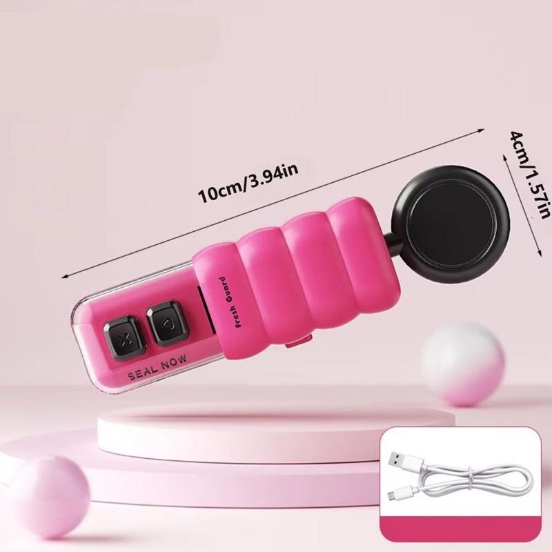 Magnetic Sealing Machine Portable Bag Sealer Mini Sealing Machine for Food Freshness Magnetic Bottle Opener Bag Clips Portable