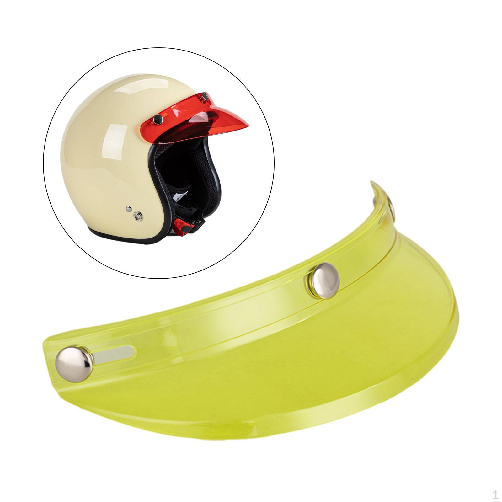 

Шолом Visor Peak Cover Shade Protector для 3/4 шоломів з 3 кнопками жовтий