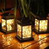 Solar Garden Lights Outdoor Decorative Ground Insert Lantern Warm Atmosphere Solar Powered Landscape Lamp for Yard Patio Christmas Holiday Decoration