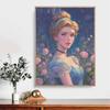 DIY Diamond Painting A Self-portrait of The Princess Cross Stitch Kit Mosaic Art Diamond Painting Full Circle Diamond Home Decoration