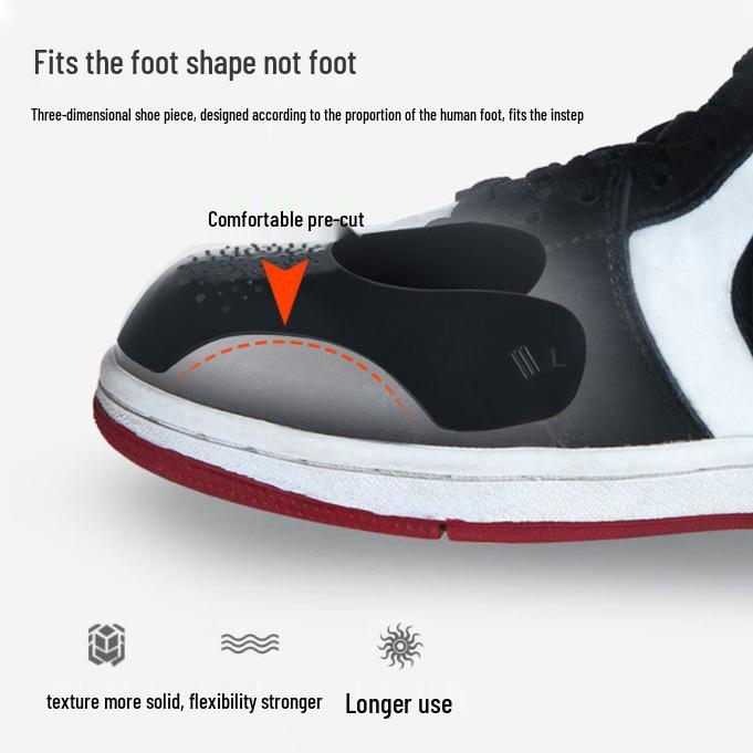 Sneaker Zehenschutz: Knitterfrei, Faltenfrei, Knickschutz, Risschutz Universal-Schutz